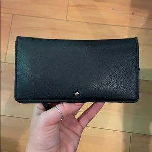 Kate Spade Black Leather Wallet